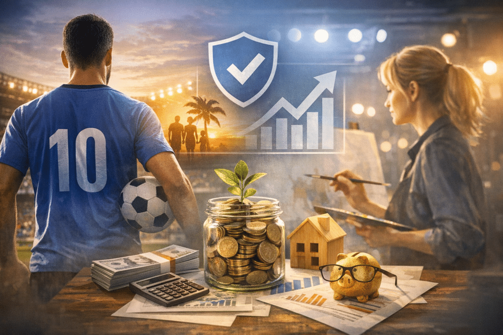 Illustration de l'article "Illustration de l'article "Sportifs et artistes : sécuriser l’après par l’anticipation des revenus."